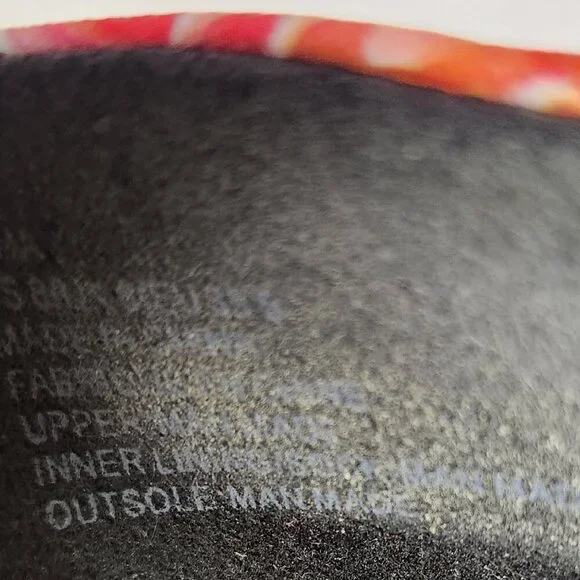 Floral Pattern Vegan Faux Leather D'Orsay Stiletto High Heel Shoes Size 8 - Picture 6 of 9